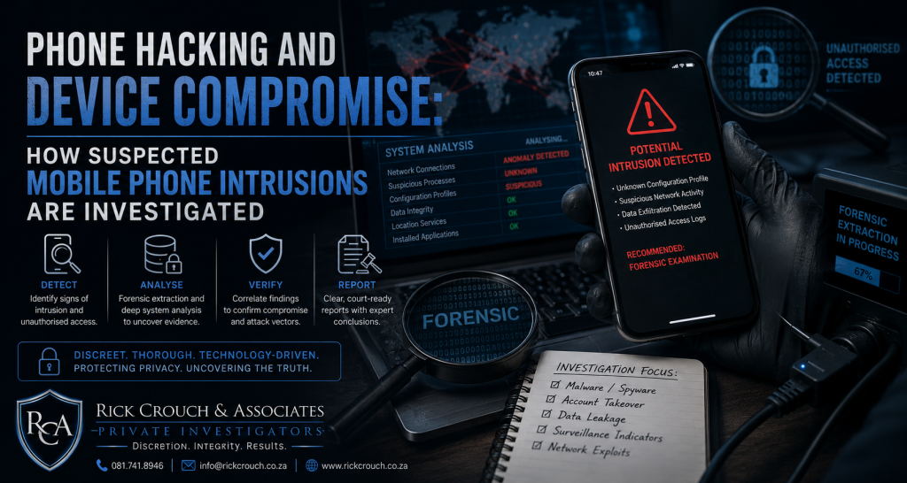 phone hacking and device compromise